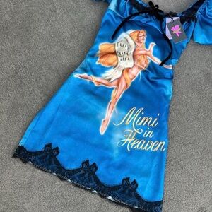 Marc Jacobs x Mimi Wade  Blue Angel Mini Dress